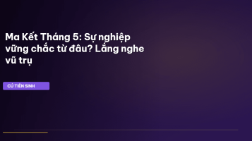 Cung Ma Kết tháng 5