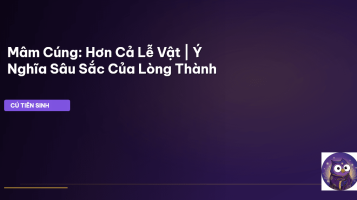 mâm cúng