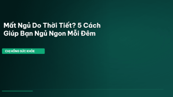 mất ngủ do thời tiết