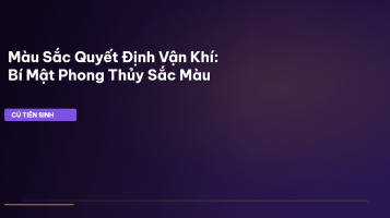 phong thủy màu sắc