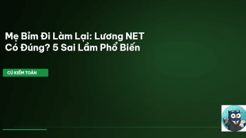 lương net mẹ bỉm