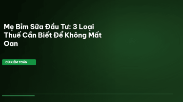 mẹ bỉm sữa đầu tư