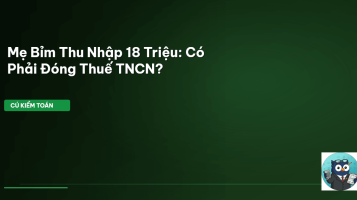 thuế tncn mẹ bỉm sữa
