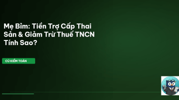 tài chính mẹ bỉm