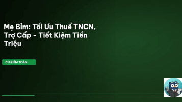 tối ưu thuế mẹ bỉm
