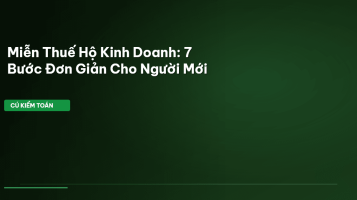 miễn thuế hộ kinh doanh