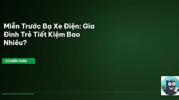 miễn trước bạ xe điện
