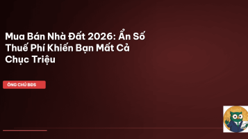 thuế phí mua bán nhà đất