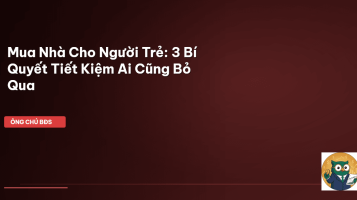 tiết kiệm tiền mua nhà