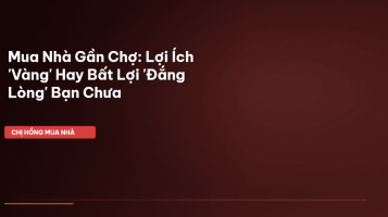 mua nhà gần chợ