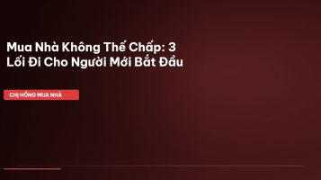 mua nhà không thế chấp