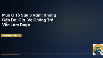 tiết kiệm mua ô tô