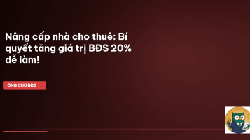 nâng cấp nhà cho thuê