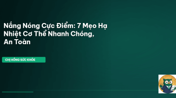 hạ nhiệt cơ thể