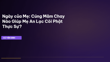 cúng mâm chay