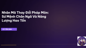 nhân mã thay đổi pháp môn