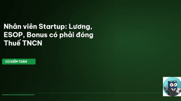 thuế tncn startup