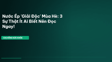 nước ép giải độc