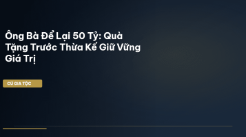 quà tặng trước thừa kế