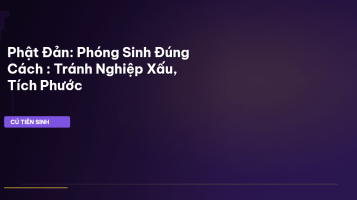 phóng sinh Phật Đản