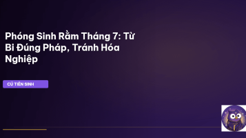 phóng sinh Rằm tháng 7