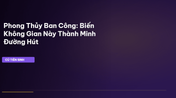 phong thủy ban công