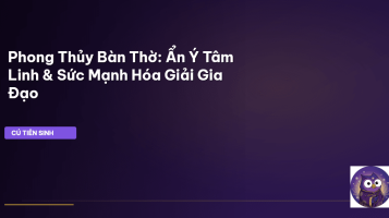 phong thủy bàn thờ