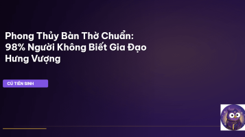 phong thủy bàn thờ
