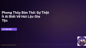 phong thủy bàn thờ