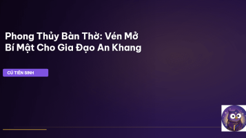 phong thủy bàn thờ