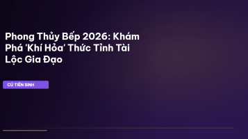 phong thủy bếp