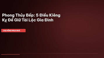 phong thủy nhà bếp