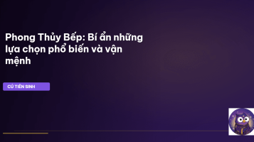 phong thủy bếp