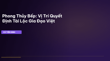 phong thủy bếp
