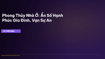 phong thủy nhà ở