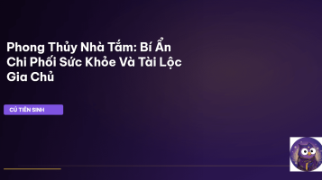 phong thủy nhà tắm