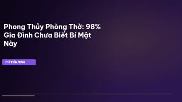 phong thủy phòng thờ