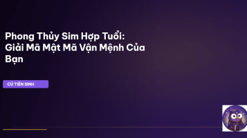 phong thủy sim hợp tuổi