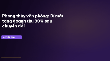 phong thủy văn phòng