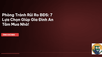 phòng tránh rủi ro bđs