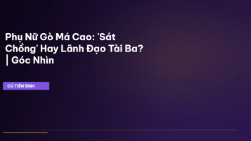 phụ nữ gò má cao
