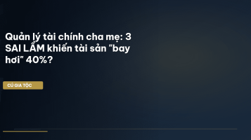 quản lý tài chính cha mẹ