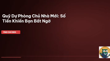 quỹ dự phòng chủ nhà