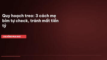 quy hoạch treo