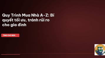 quy trình mua nhà