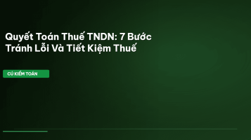 quyết toán thuế TNDN