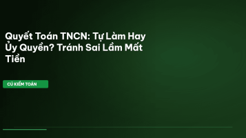 quyết toán tncn