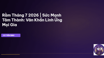 văn khấn Rằm Tháng 7