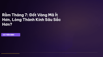 đốt vàng mã