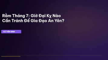 Cúng Rằm Tháng 7
